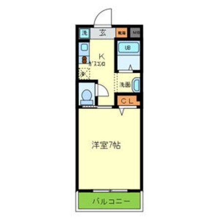 瓢箪山駅 徒歩8分 3階の物件間取画像